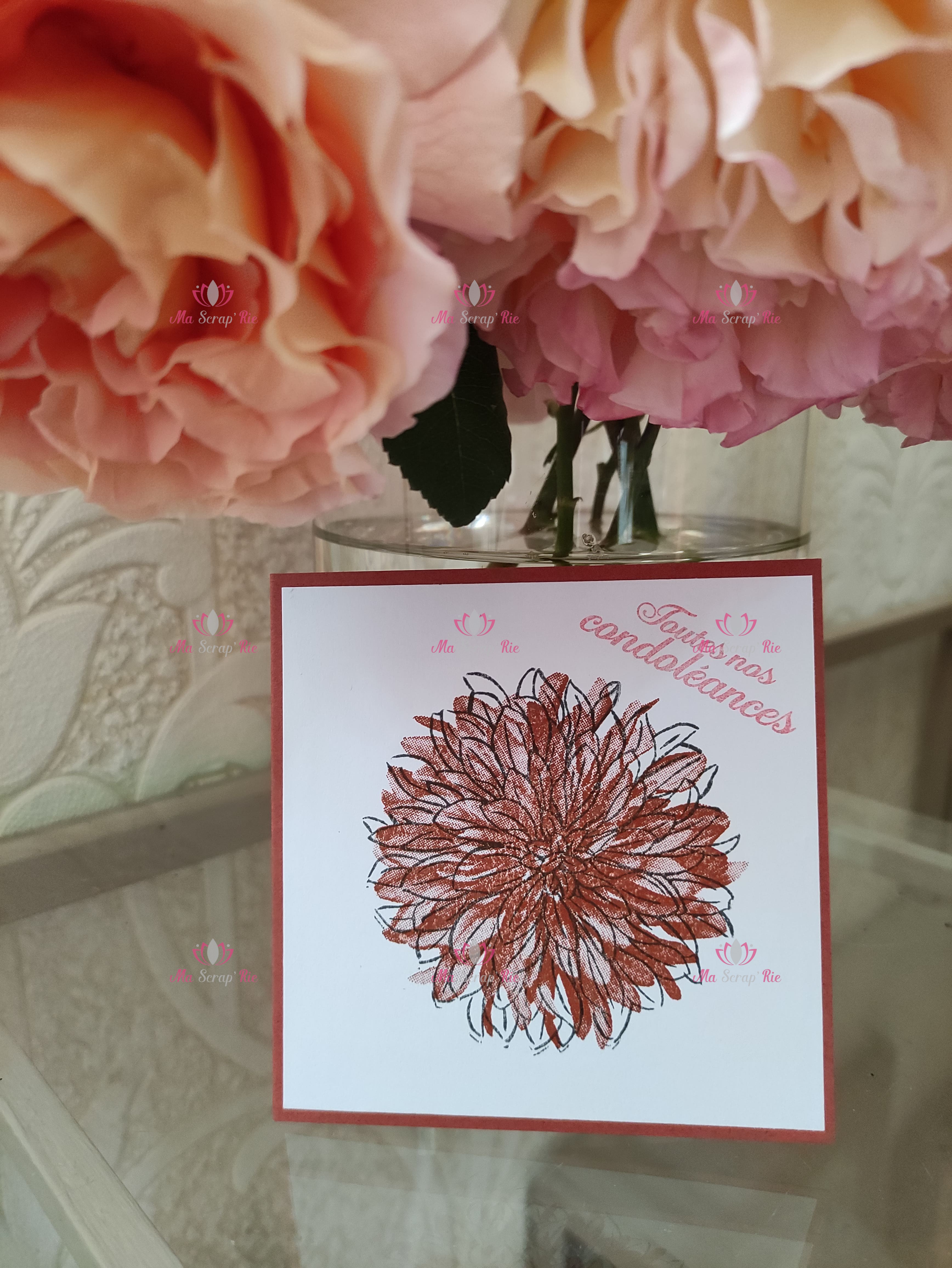 carte condoléances soutien pensée