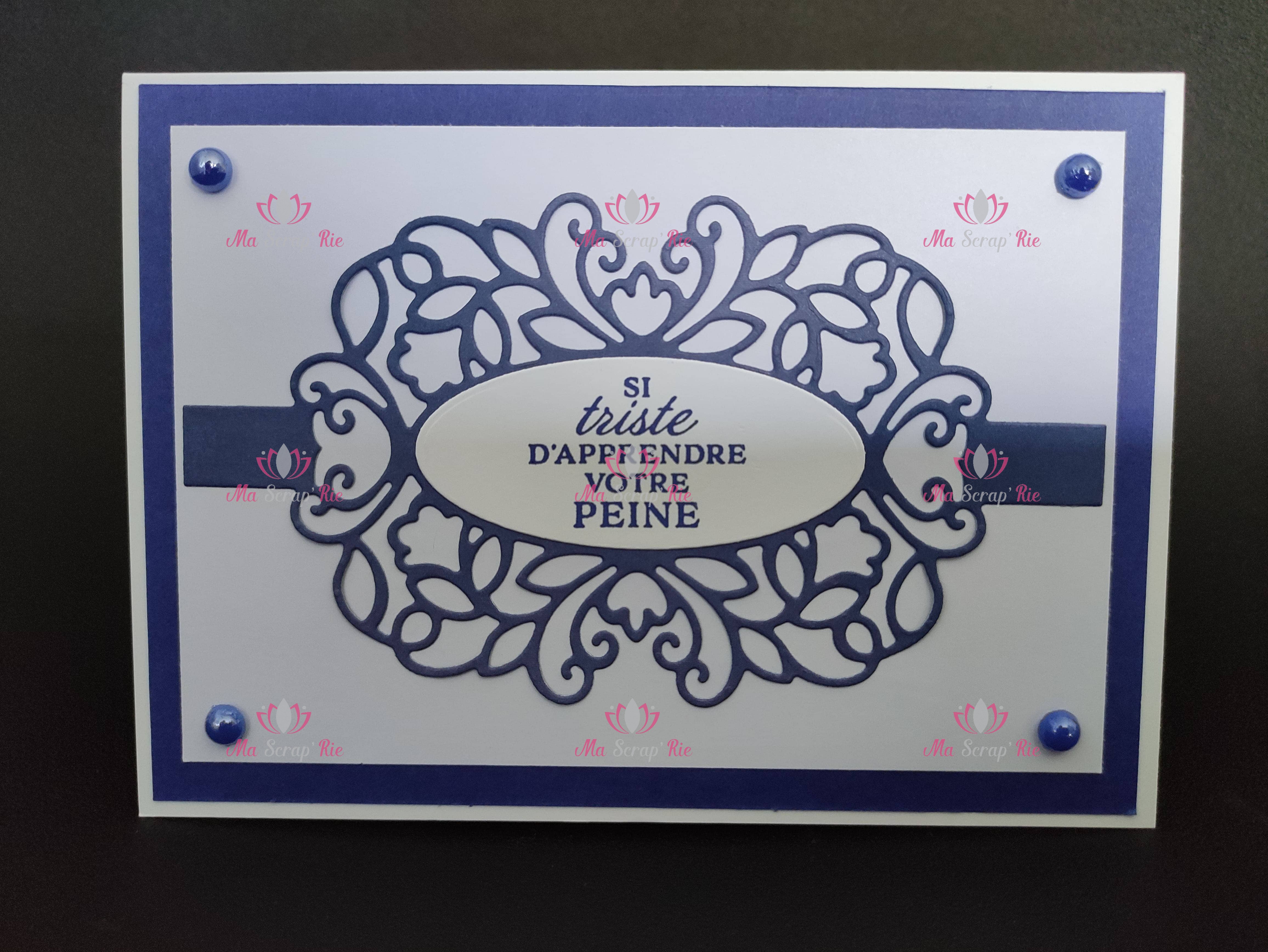 carte condoléances soutien pensée