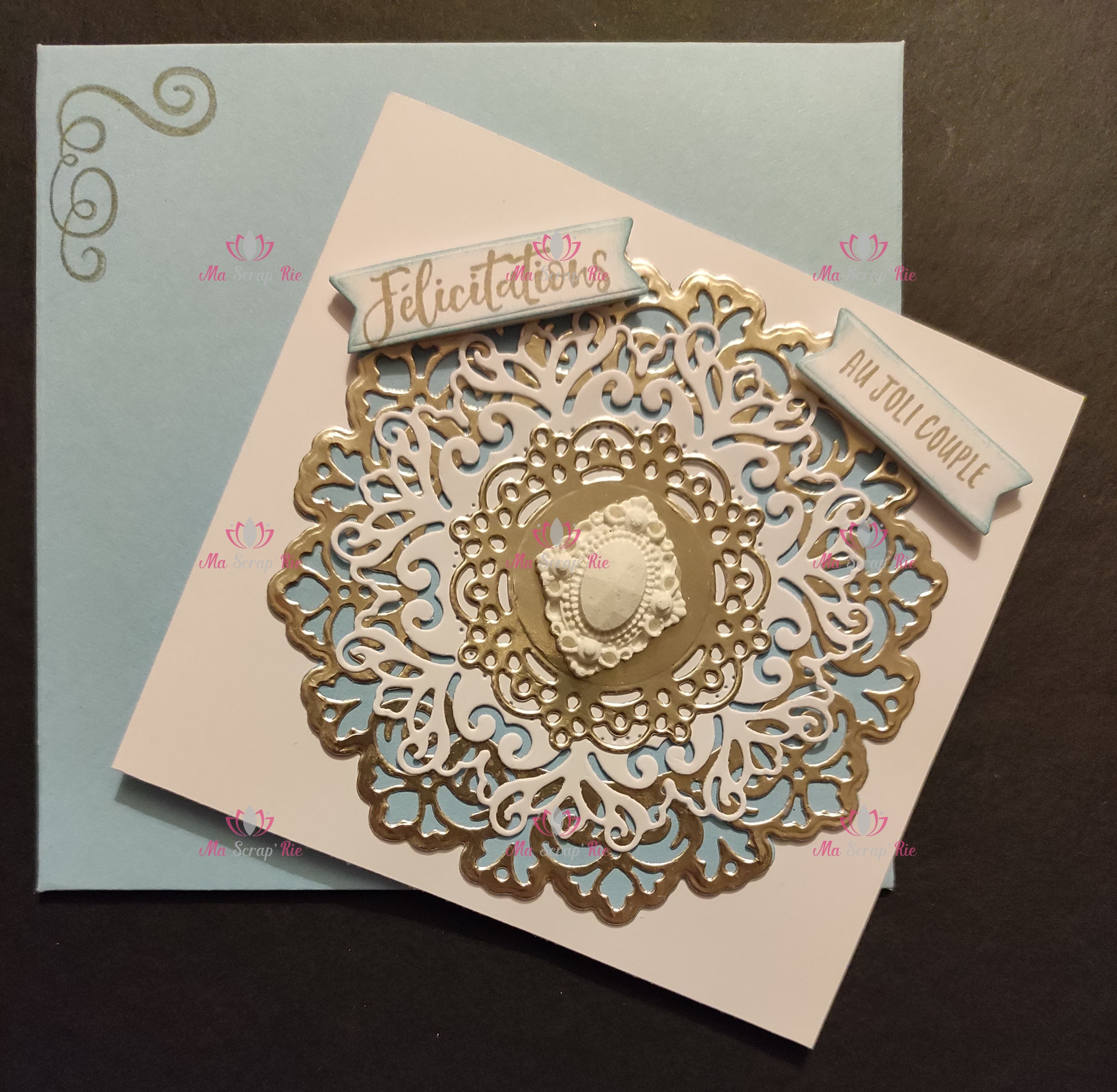 carte félicitations mariage mariés couple bonheur envoyer offrir alliances