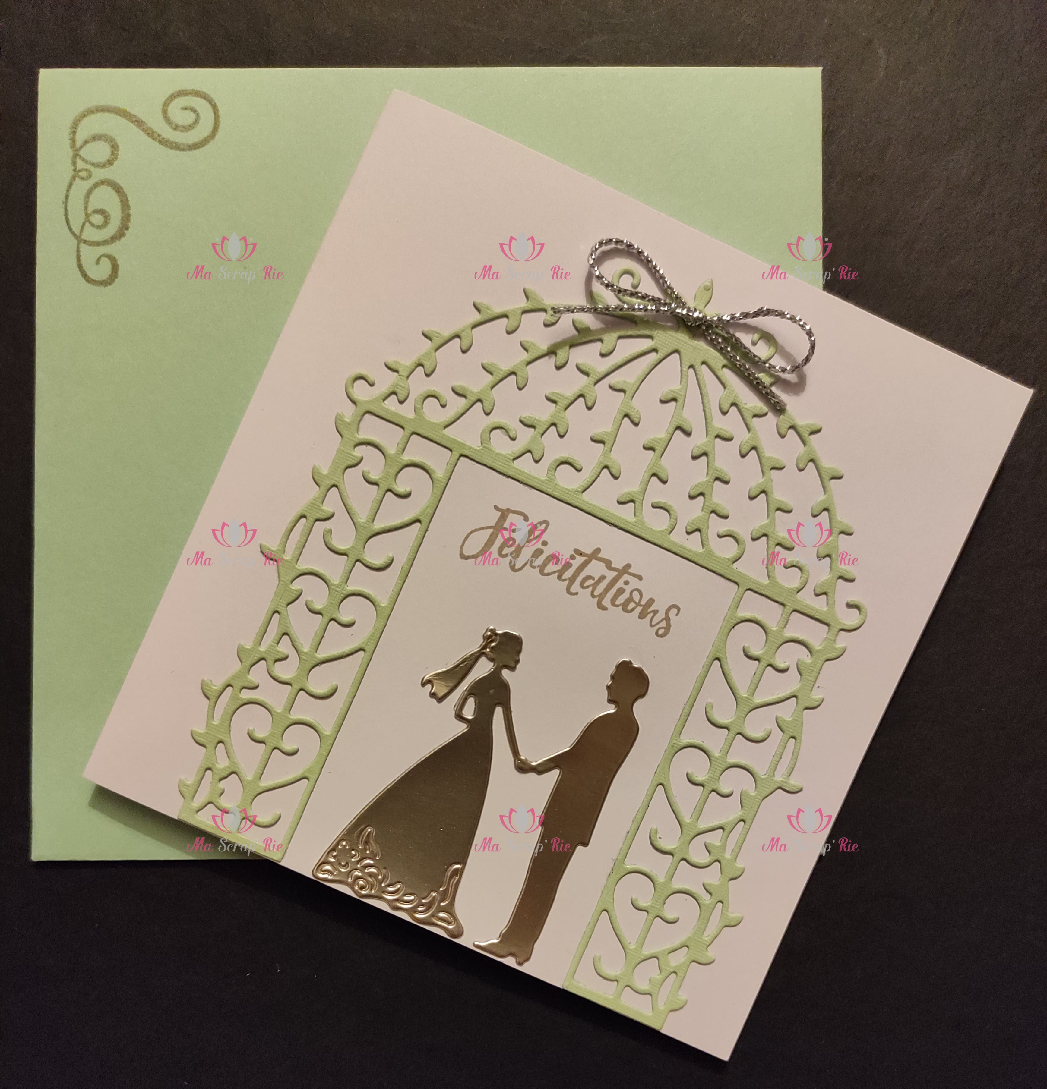 carte félicitations mariage mariés couple bonheur envoyer offrir alliances