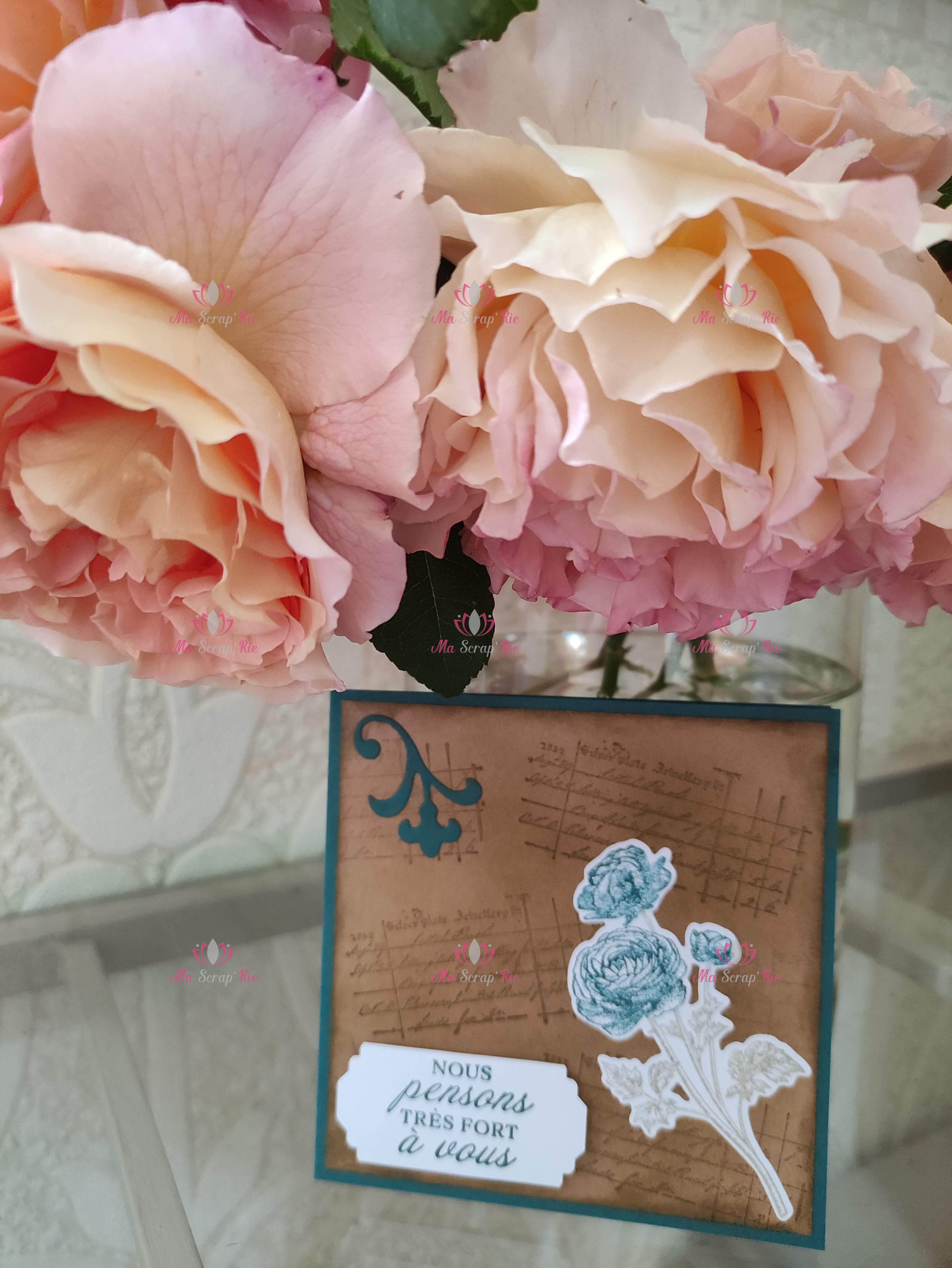 carte condoléances soutien pensée