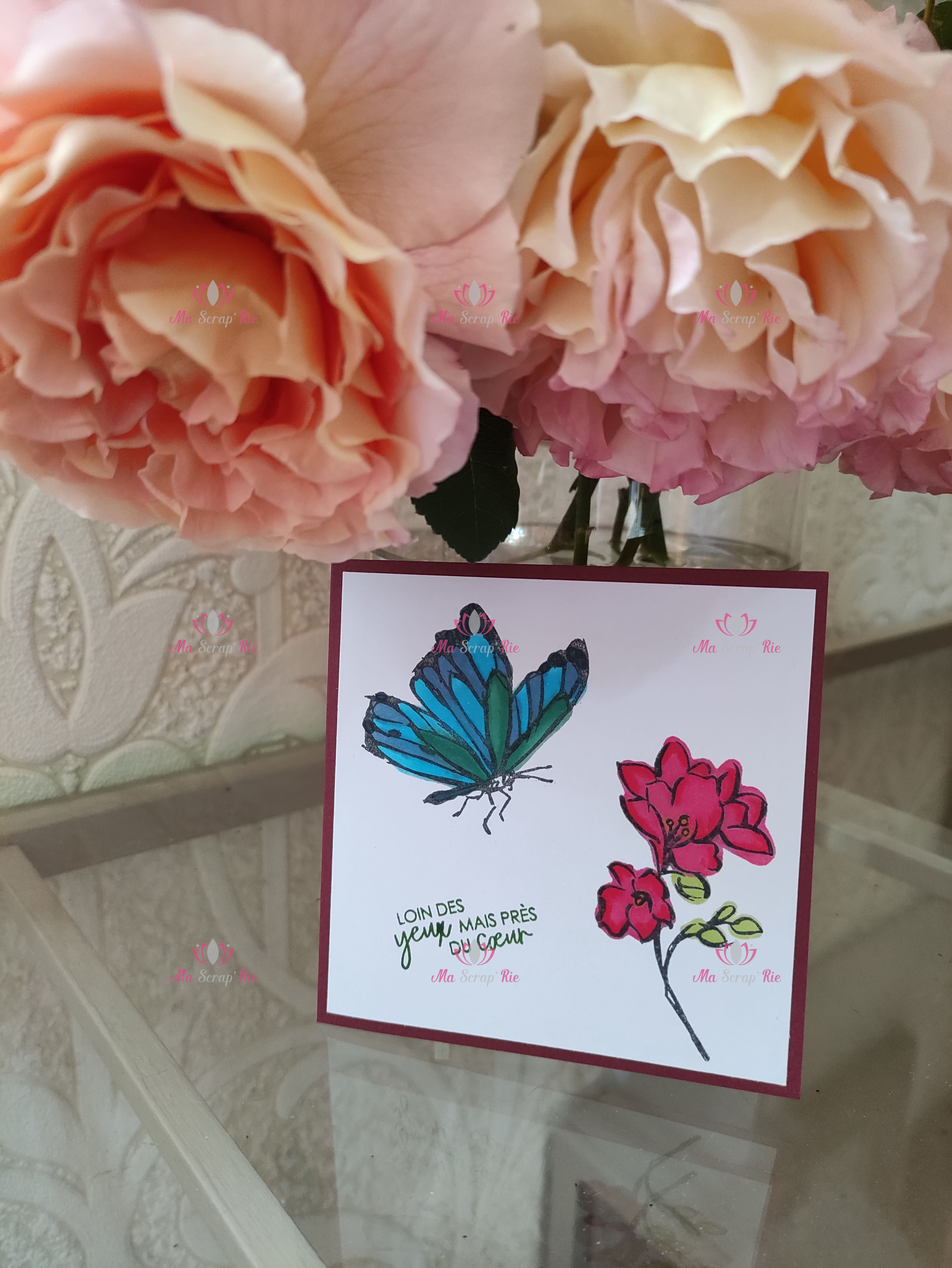 carte condoléances soutien pensée