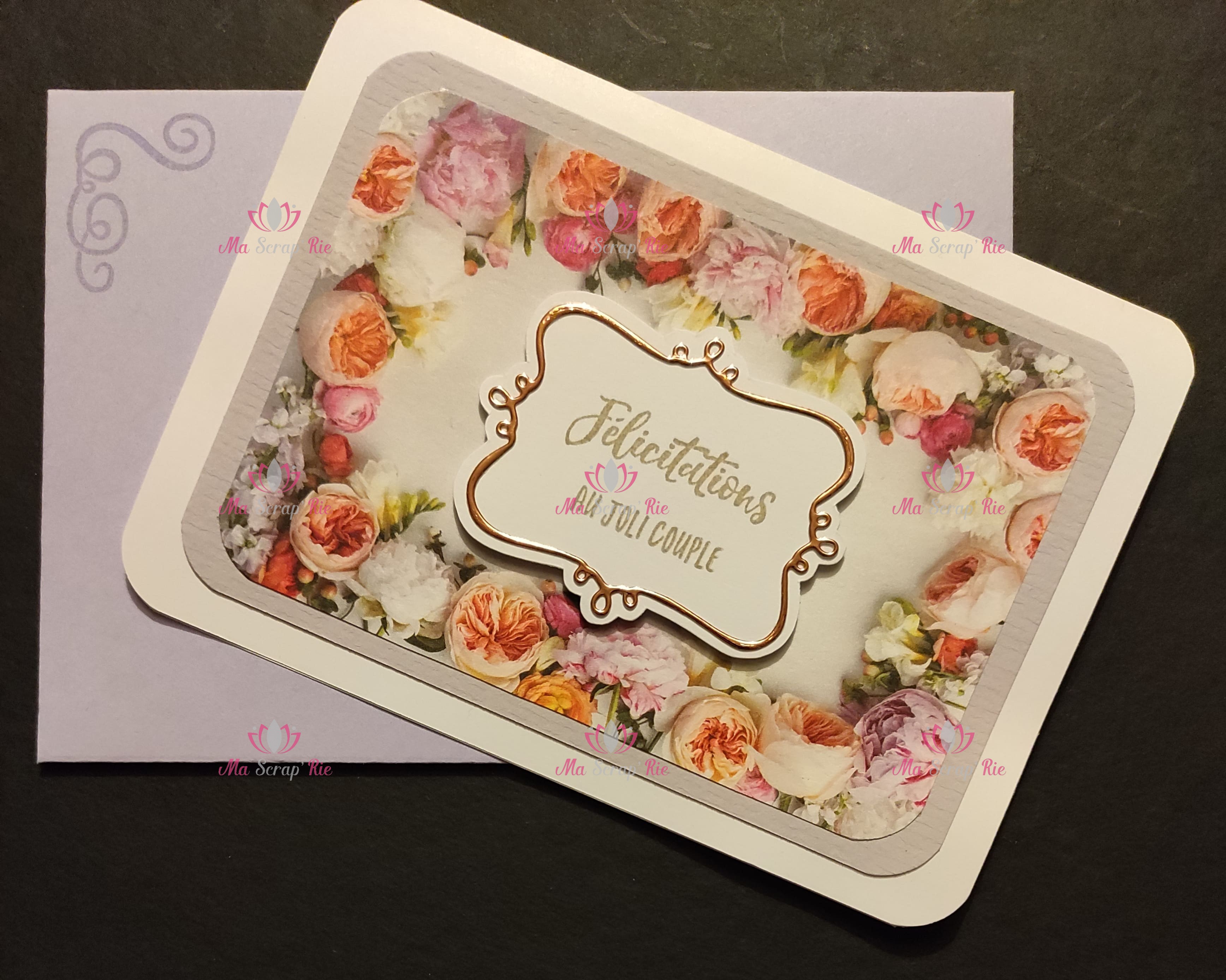 carte félicitations mariage mariés couple bonheur envoyer offrir alliances